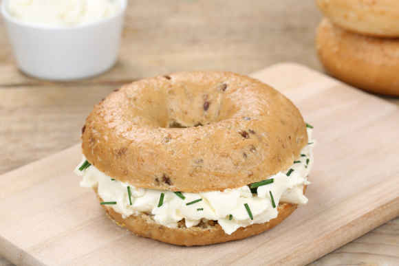 Scallion Cream Cheese Bagel